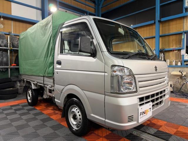 キャリイトラック ＫＣエアコン・パワステ　幌付（取り外し可）・ワンオーナー・禁煙車・記録簿・ナビ・ワンセグ・バックカメラ・ＥＴＣ・エアコン・パワステ・保証書・取説（5枚目）