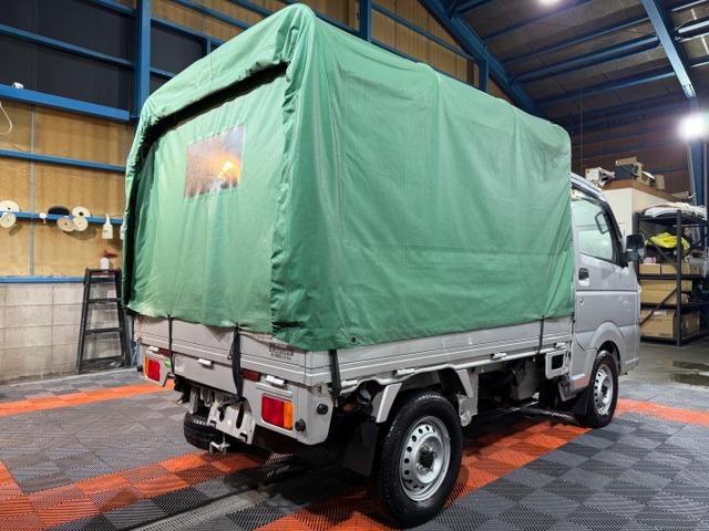 キャリイトラック ＫＣエアコン・パワステ　幌付（取り外し可）・ワンオーナー・禁煙車・記録簿・ナビ・ワンセグ・バックカメラ・ＥＴＣ・エアコン・パワステ・保証書・取説（11枚目）