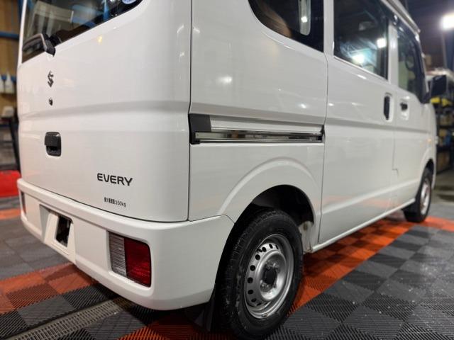 エブリイ PA 禁煙車・タイヤ4本新品・両側スライドドア・フルフラットシート・遠保販売・事業用登録・中古ルーフキャリア(28枚目)