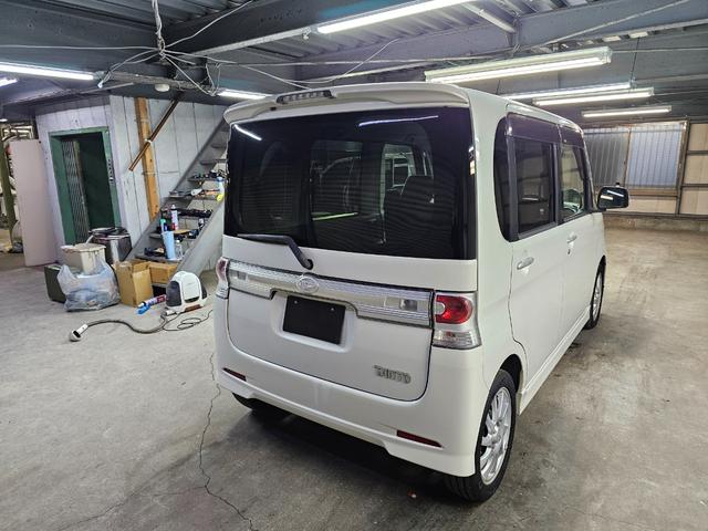 タント カスタムＲＳ　ＩＣターボ　地デジ　ＥＴＣ　パワスラ　スマートキー　オーバーヘッドコンソール　ＭＯＭＯステ　フルフラットシート　電格ミラー　修復歴なし　イルミ　室内クリーニング済み（14枚目）