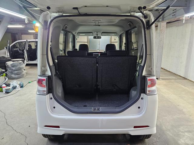 タント カスタムＲＳ　ＩＣターボ　地デジ　ＥＴＣ　パワスラ　スマートキー　オーバーヘッドコンソール　ＭＯＭＯステ　フルフラットシート　電格ミラー　修復歴なし　イルミ　室内クリーニング済み（56枚目）