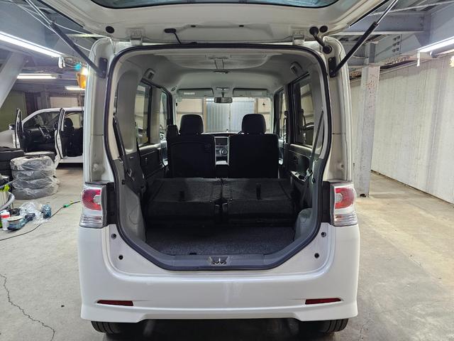 タント カスタムＲＳ　ＩＣターボ　地デジ　ＥＴＣ　パワスラ　スマートキー　オーバーヘッドコンソール　ＭＯＭＯステ　フルフラットシート　電格ミラー　修復歴なし　イルミ　室内クリーニング済み（57枚目）