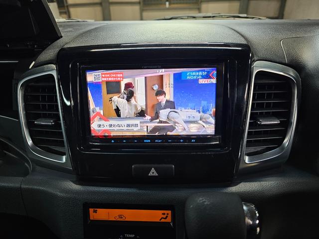 スペーシアカスタム ＸＳ　地デジ　楽ナビ　パワスラ　プッシュスタート　オートライト　フルフラットシート　スマートキー　タイミングチェーン　修復歴なし　室内クリーニング済み　令和８年６月まで（4枚目）