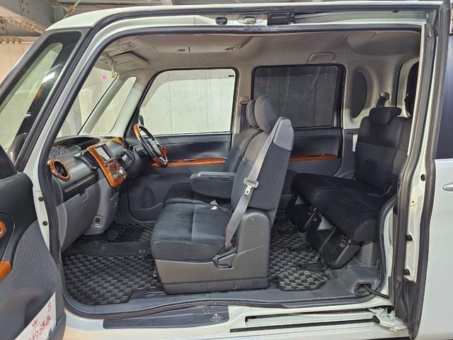 タント カスタムＲＳ　ローダウン　ＩＣターボ　新品ディスプレイオーディオ　Ｂｌｕｅｔｏｏｔｈ　ＣＡＲＰＬＡＹ　オプションウッドパネル　パワスラ　ＭＯＭＯステ　オーバーヘッドコンソール　タイミングチェーン　ＣＶＴＦ交換歴あり（50枚目）