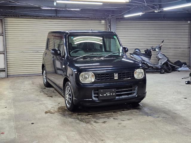 アルトラパン G 純正オプション ハーフエアロ スマートキー2個 社外アルミホイール プッシュスタート シートリフター タイミングチェーン 修復歴なし AA評価4点 室内クリーニング済み(2枚目)