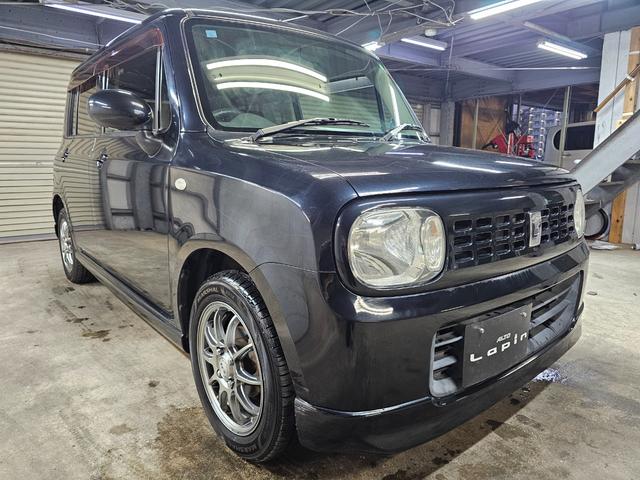 アルトラパン G 純正オプション ハーフエアロ スマートキー2個 社外アルミホイール プッシュスタート シートリフター タイミングチェーン 修復歴なし AA評価4点 室内クリーニング済み(16枚目)