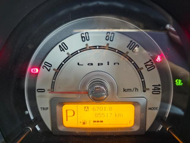 アルトラパン G 純正オプション ハーフエアロ スマートキー2個 社外アルミホイール プッシュスタート シートリフター タイミングチェーン 修復歴なし AA評価4点 室内クリーニング済み(37枚目)