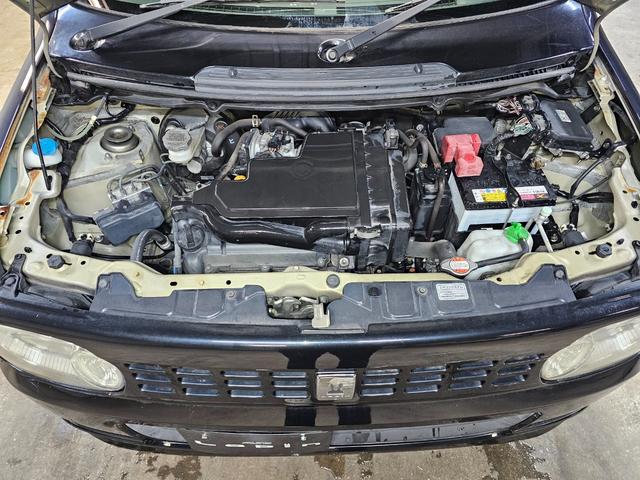 アルトラパン G 純正オプション ハーフエアロ スマートキー2個 社外アルミホイール プッシュスタート シートリフター タイミングチェーン 修復歴なし AA評価4点 室内クリーニング済み(54枚目)