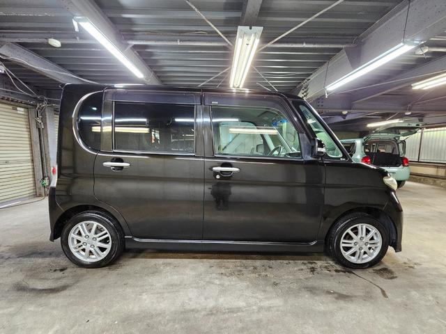 タント カスタムXリミテッド ETC 地デジ スマートキー パワスラ 電格ミラー ピラーレス フルフラットシート オートエアコン タイミングチェーン 修復歴なし 車検R8 9月まで(14枚目)