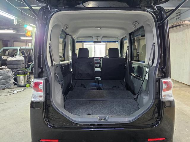 タント カスタムXリミテッド ETC 地デジ スマートキー パワスラ 電格ミラー ピラーレス フルフラットシート オートエアコン タイミングチェーン 修復歴なし 車検R8 9月まで(59枚目)