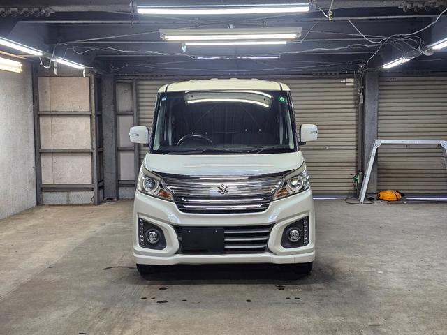 スペーシアカスタム XS 後期 S-エネチャージ Bluetooth接続 両側パワスラ スマートキー2個 フルセグ オートライト ステアリングスイッチ サンシェード 修復歴なし タイミングチェーン 室内クリーニング済み(14枚目)