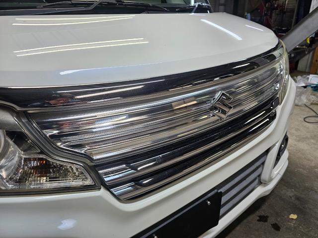 スペーシアカスタム XS 後期 S-エネチャージ Bluetooth接続 両側パワスラ スマートキー2個 フルセグ オートライト ステアリングスイッチ サンシェード 修復歴なし タイミングチェーン 室内クリーニング済み(25枚目)