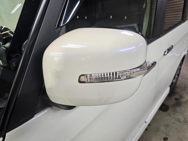 スペーシアカスタム XS 後期 S-エネチャージ Bluetooth接続 両側パワスラ スマートキー2個 フルセグ オートライト ステアリングスイッチ サンシェード 修復歴なし タイミングチェーン 室内クリーニング済み(32枚目)