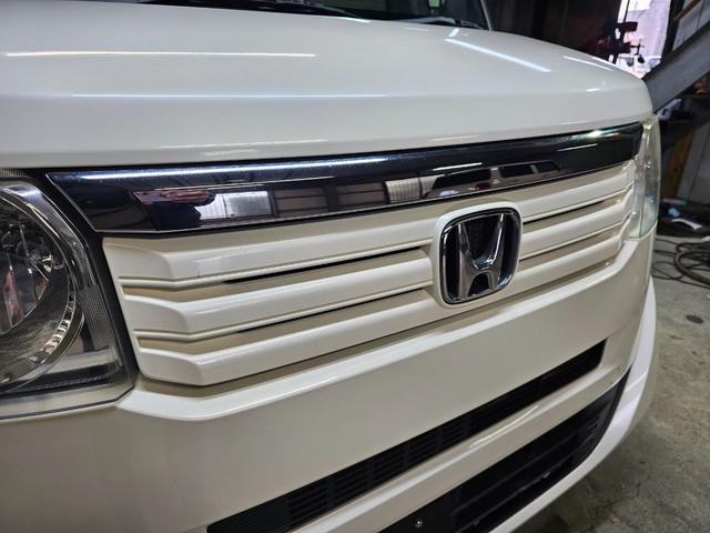 N-BOX G・Lパッケージ 両側パワスラ バックカメラ Gathersナビ スマートキー2個 ETC プッシュスタート ステアリングスイッチ フルフラットシート タイミングチェーン 修復歴なし 室内クリーニング済み(23枚目)