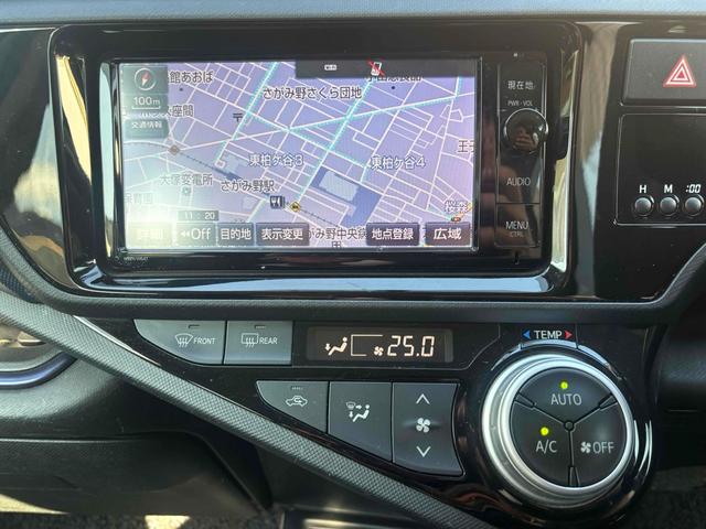 アクア S ドライブレコーダー ETC ナビ キーレスエントリー アイドリングストップ 電動格納ミラー CVT 衝突安全ボディ ABS ESC エアコン パワーステアリング パワーウィンドウ(4枚目)