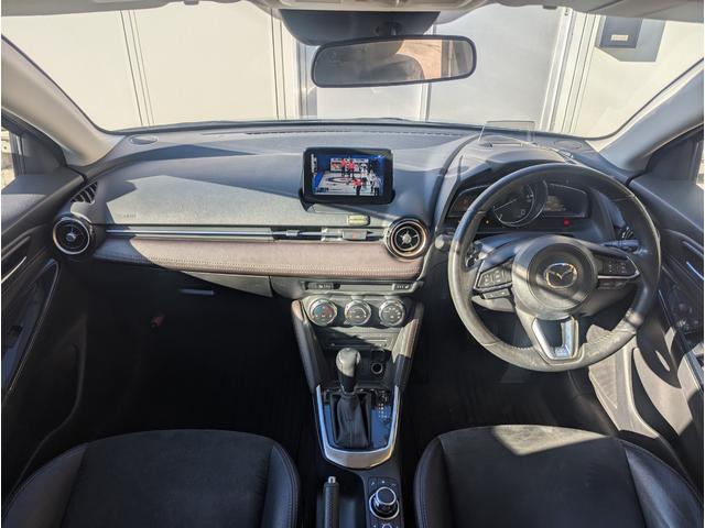 デミオ XDツーリング Lパッケージ 純正ナビ バックカメラ LEDヘッドランプ パドルシフト CD/DVD/TV レーダークルーズコントロール ETC シートヒーター ハーフレザーシート 純正アルミホイール(2枚目)