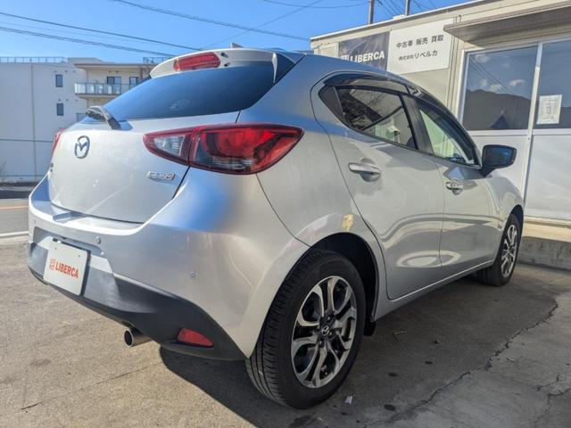 デミオ XDツーリング Lパッケージ 純正ナビ バックカメラ LEDヘッドランプ パドルシフト CD/DVD/TV レーダークルーズコントロール ETC シートヒーター ハーフレザーシート 純正アルミホイール(15枚目)