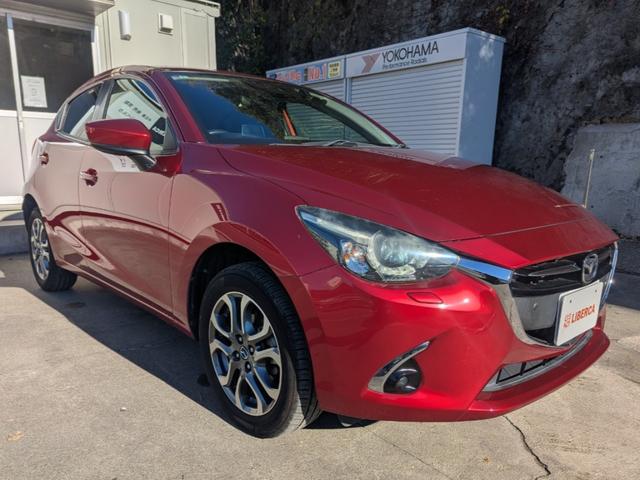 デミオ XDツーリング Lパッケージ 純正SDナビ パドルシフト LEDヘッドライト ヘッドアップディスプレイ ハーフレザーシート ETC シートヒーター 純正アルミホイール クルーズコントロール ドライブレコーダー(14枚目)