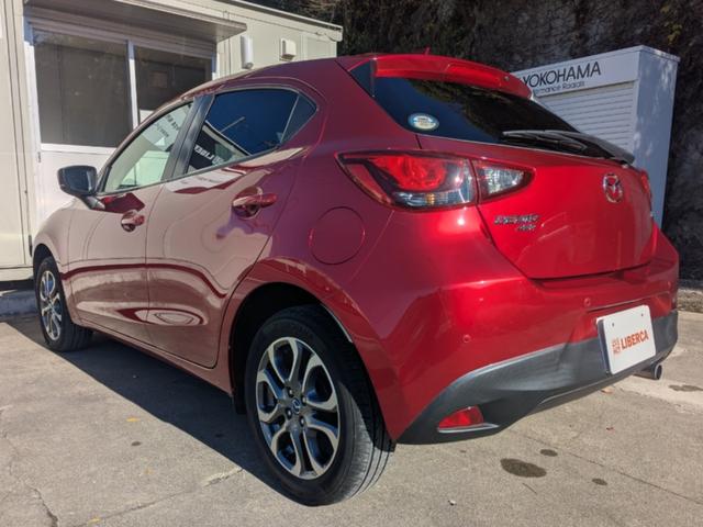 デミオ XDツーリング Lパッケージ 純正SDナビ パドルシフト LEDヘッドライト ヘッドアップディスプレイ ハーフレザーシート ETC シートヒーター 純正アルミホイール クルーズコントロール ドライブレコーダー(16枚目)