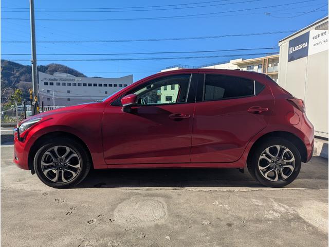 デミオ XDツーリング Lパッケージ 純正SDナビ パドルシフト LEDヘッドライト ヘッドアップディスプレイ ハーフレザーシート ETC シートヒーター 純正アルミホイール クルーズコントロール ドライブレコーダー(19枚目)