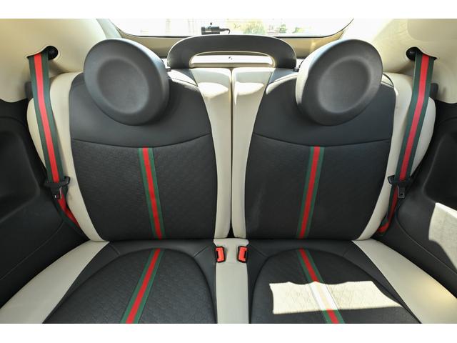 ５００Ｃ バイ　グッチ　限定車　キーレスエントリー　ＥＴＣ　ドライブレコーダー　専用レザーシート　記録簿　アイドリングストップ（67枚目）