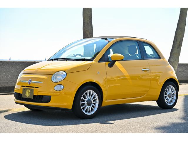 ５００Ｃ ジャッラ　合皮レザーシートカバー　純正ＣＤオーディオ　ＥＴＣ　純正１５インチアルミ　キーレスエントリー　禁煙車　ＨＩＤヘッドライト（4枚目）
