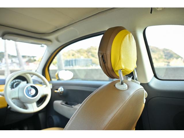 ５００Ｃ ジャッラ　合皮レザーシートカバー　純正ＣＤオーディオ　ＥＴＣ　純正１５インチアルミ　キーレスエントリー　禁煙車　ＨＩＤヘッドライト（38枚目）