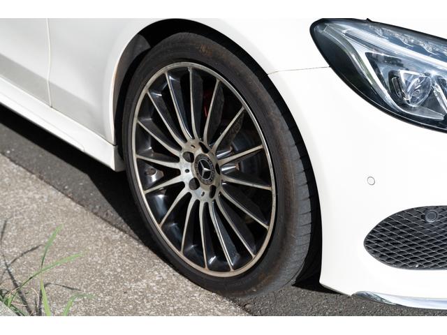 Cクラス C180カブリオレスポーツ AMGライン レザーエクスクルーシブPKG 青幌 ホワイトレザー ワンオーナー 純正HDDナビ フルセグTV バックカメラ ETC ドライブレコーダー(17枚目)