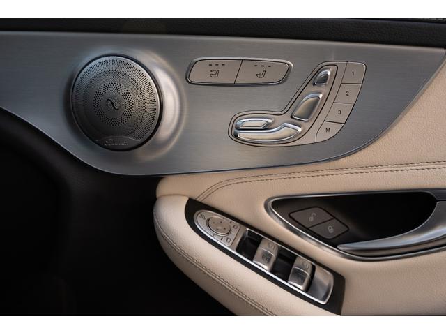 Cクラス C180カブリオレスポーツ AMGライン レザーエクスクルーシブPKG 青幌 ホワイトレザー ワンオーナー 純正HDDナビ フルセグTV バックカメラ ETC ドライブレコーダー(42枚目)