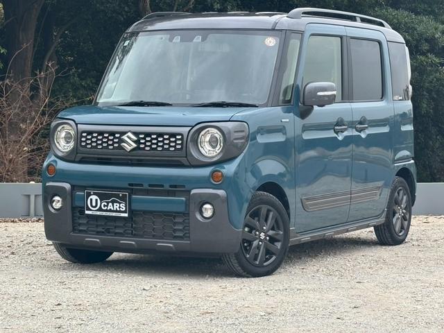 スペーシアギア ハイブリッドＸＺ　ターボ　純正９インチナビ　全方位カメラ　両側電動スライドドア　フルセグＴＶ　ヘッドアップディスプレイ　ＬＥＤヘッドライト　ＥＴＣ　シートヒーター　コーナーセンサー　ブレーキサポート　社外デジタルインナミラー（7枚目）