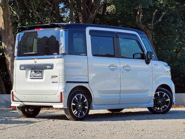 スペーシアカスタム ハイブリッドＸＳ　ワンオーナー　ユーザー様仕入れ　純正８インチナビ　バックカメラ　フルセグＴＶ　両側電動スライドドア　ヘッドアップディスプレイ　ＥＴＣ　ブレーキサポート　レーンキープ　ＬＥＤヘッドライト　１５インチＡＷ（8枚目）