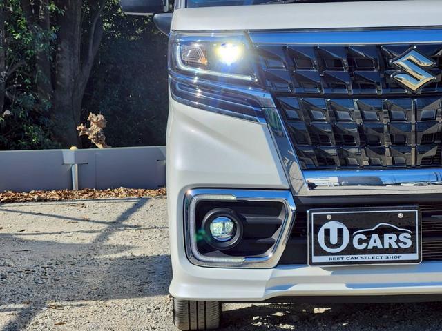 スペーシアカスタム ハイブリッドＸＳ　ワンオーナー　ユーザー様仕入れ　純正８インチナビ　バックカメラ　フルセグＴＶ　両側電動スライドドア　ヘッドアップディスプレイ　ＥＴＣ　ブレーキサポート　レーンキープ　ＬＥＤヘッドライト　１５インチＡＷ（61枚目）