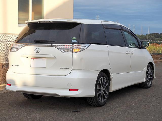 エスティマ アエラス　◆中後期型◆両側パワースライド◆ナビ◆ＴＶ◆Ｂｌｕｅｔｏｏｔｈオーディオ◆後席フリップダウンモニター◆リアカメラ◆ＥＴＣ◆エアロパーツ◆１８インチアルミホイール◆ＨＩＤ◆クルーズコントロール◆スマキー（57枚目）