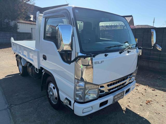 エルフトラック 3tダンプ 6MT 小型4ナンバー ETC 1年車検付き NOx・PM適合車(2枚目)