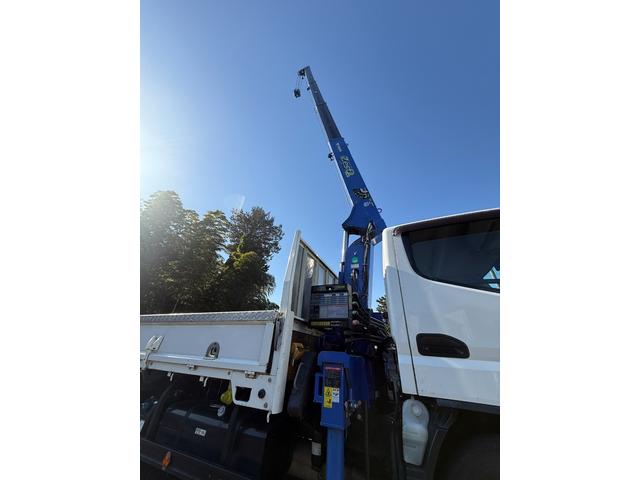キャンター TADANO4段クレーン平ボディ フックイン ラジコン付き 容量2.63t 5MT 2t バックカメラ 1年車検付き NOx・PM適合車(10枚目)