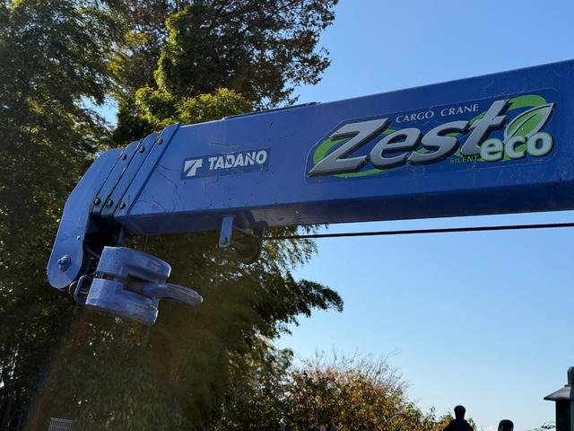 キャンター TADANO4段クレーン平ボディ フックイン ラジコン付き 容量2.63t 5MT 2t バックカメラ 1年車検付き NOx・PM適合車(12枚目)