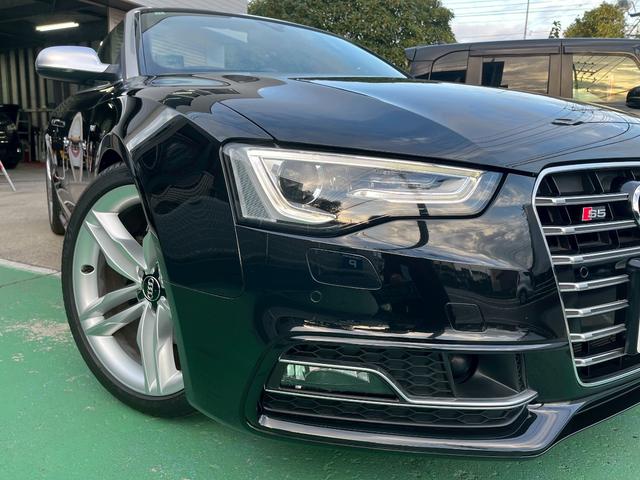 Ｓ５カブリオレ ベースグレード　アシスタンスＰＫＧ　スーパースプリントマフラー　Ｈ＆Ｒダウンサス　走行１．８万Ｋｍ　ディーラー記録簿　赤／黒レザーシート　Ｂａｎｇ＆Ｏｌｕｆｓｅｎサウンド　赤幌　ナビフルセグＴＶ　Ｂｌｕｅｔｏｏｔｈ（38枚目）