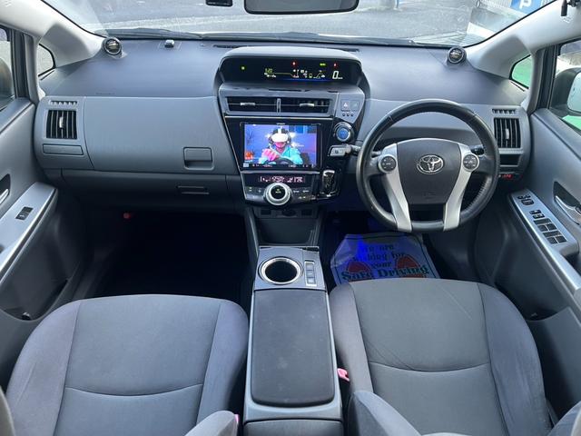 プリウスアルファ Sツーリングセレクション 社外9インチナビ・フルセグTV/Bluetooth/LEDヘッドライト/Bカメラ/ドラレコ/TRD18inAW/モデリスタスポイラー/TRDドアスタビライザー/ビルトインETC(13枚目)