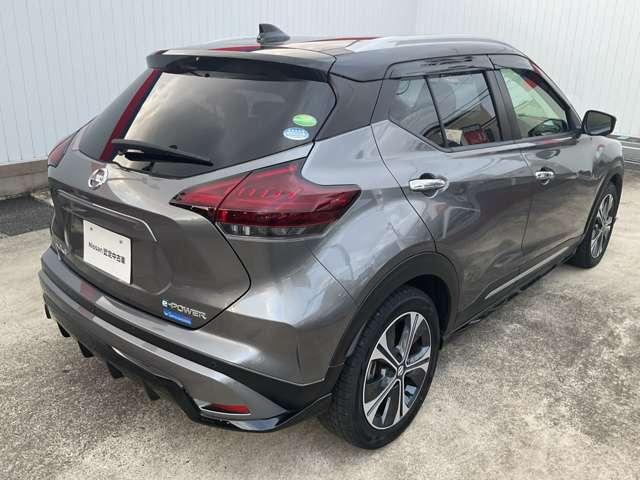 キックス １．２　Ｘ　（ｅ－ＰＯＷＥＲ）　※純正９インチナビ＋地デジ＋全周囲カメラ　ナビ＆ＴＶ　寒冷地仕様　追従クルコン　スマートキー　ＬＥＤヘッド　レーンアシスト　パワーステアリング　盗難防止システム　ドライブレコーダー　ＥＴＣ　整備記録簿有　メモリーナビ　サイドエアバッグ　アルミ（2枚目）