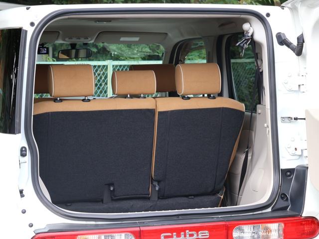 キューブ １５Ｘ　Ｖセレクション　後期型　ヴィンテージキャメルインテリア　禁煙車　ナビＴＶ　ＥＴＣ　Ｂカメラ　前後ドラレコ　ＵＳＢ＆Ｂｌｕｅｔｏｏｔｈ接続　ＤＶＤ再生　プラズマクラスター　プライバシーガラス　ＨＩＤ　フォグ　１年保証付（20枚目）