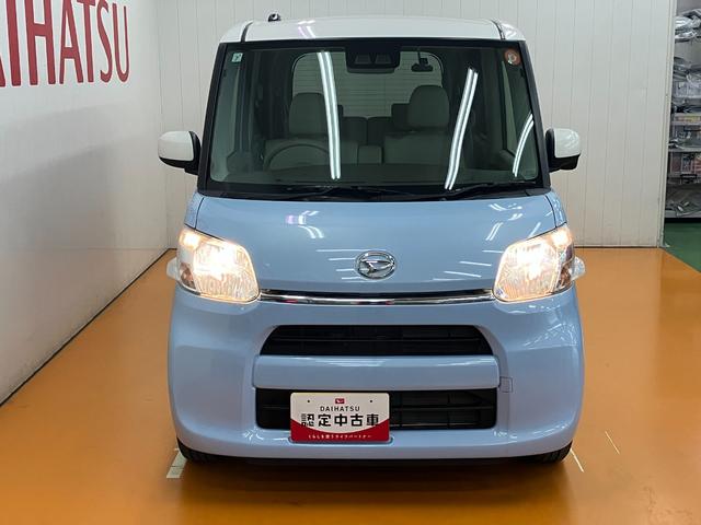 タント Ｘ　ホワイトアクセントＳＡＩＩＩ　サポカーＳワイド適合　ドラレコ　ミラクルオープンドア　片側オートスライドドア　ステアリングスイッチ　Ｐスタート　運転席シートヒーター　オートハイビーム　キーフリー（4枚目）