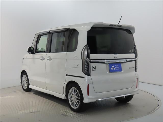 N-BOXカスタム Lターボ 自動(衝突被害軽減)ブレーキ 車線逸脱警報 LEDヘッドライト バックモニター ドライブレコーダ 地デジナビ CD/DVD再生機能 両側電動スライドドア スマートキー シートヒータ(2枚目)