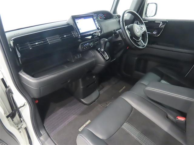 N-BOXカスタム Lターボ 自動(衝突被害軽減)ブレーキ 車線逸脱警報 LEDヘッドライト バックモニター ドライブレコーダ 地デジナビ CD/DVD再生機能 両側電動スライドドア スマートキー シートヒータ(10枚目)