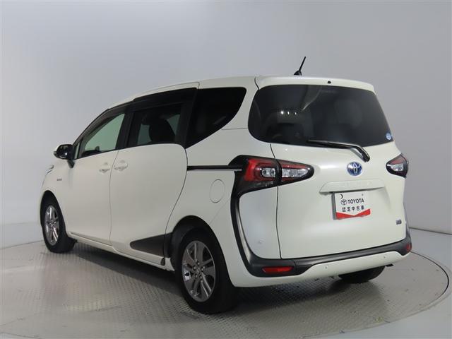 シエンタ ハイブリッドG クエロ トヨタ認定中古車 自動(衝突被害軽減)ブレーキ インテリジェントクリアランスソナー パノラマミックビューモニター ドライブレコーダ 純正地デジナビ CD/DVD再生機能 両側電動スライドドア 禁煙車(2枚目)