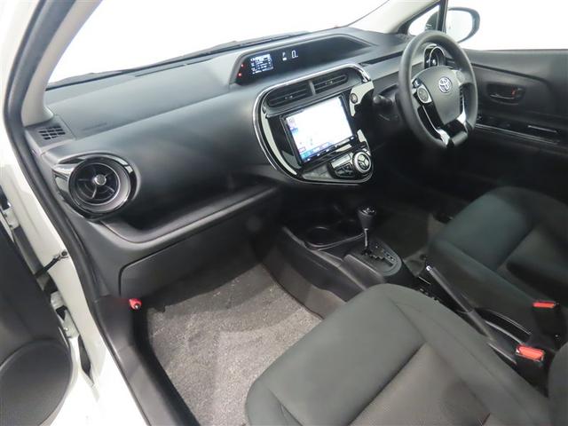 アクア Sスタイルブラック トヨタ認定中古車 自動(衝突被害軽減)ブレーキ インテリジェントクリアランスソナー 先進ライト ドライブレコーダ 純正地デジナビ CD/DVD再生機能 シートヒータ ナノイーエアコン ETC 禁煙車(10枚目)