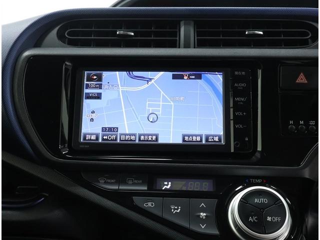 アクア Ｓ　ＬＥＤヘッドライト　ＬＥＤフォグランプ　純正ワンセグナビ　ＣＤ再生機能　バックガイドモニター　キーレスエントリー　純正アルミホイール　禁煙車（7枚目）