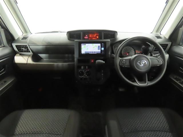 ルーミー X トヨタ認定中古車 自動(衝突回避支援)ブレーキ インテリジェントクリアランスソナ 純正地デジナビ CD/DVD再生機能 バックガイドモニター シートヒータ 左側電動スライドドア 禁煙車(3枚目)