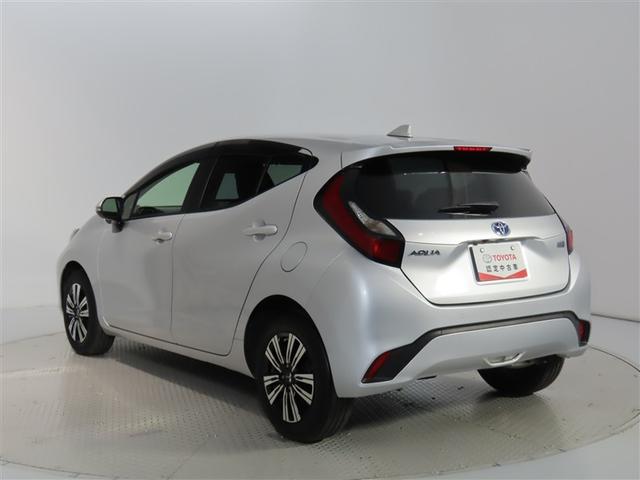 アクア Ｇ　トヨタ認定中古車　自動（衝突被害軽減）ブレーキ　インテリジェントクリアランスソナ　ドライブレコーダ　コネクテッド地デジナビ　ＣＤ／ＤＶＤ再生機能　電源コンセントＡＣ１００Ｖ　社外アルミ　禁煙車（2枚目）