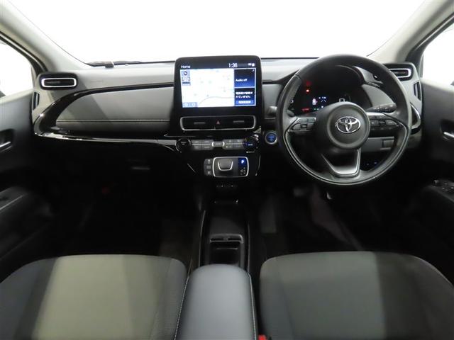 アクア Ｇ　トヨタ認定中古車　自動（衝突被害軽減）ブレーキ　インテリジェントクリアランスソナ　ドライブレコーダ　コネクテッド地デジナビ　ＣＤ／ＤＶＤ再生機能　電源コンセントＡＣ１００Ｖ　社外アルミ　禁煙車（3枚目）