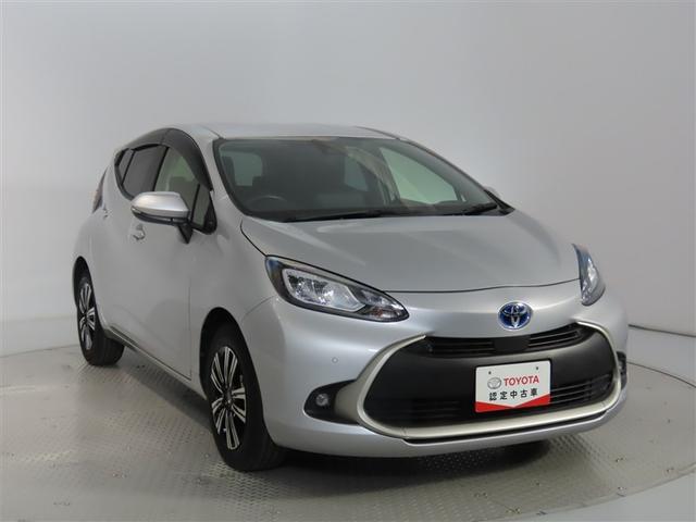 アクア Ｇ　トヨタ認定中古車　自動（衝突被害軽減）ブレーキ　インテリジェントクリアランスソナ　ドライブレコーダ　コネクテッド地デジナビ　ＣＤ／ＤＶＤ再生機能　電源コンセントＡＣ１００Ｖ　社外アルミ　禁煙車（10枚目）